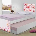 Bicama Juvenil Adesivada Rosas