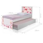 Bicama Juvenil Adesivada Rosas Com Colchões