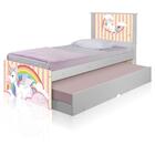 Bicama Juvenil Adesivada Unicórnio Meigo