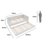 Bicama Juvenil Solteiro 193x94,4x68cm Marie Espresso Móveis B