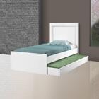 Bicama Luara Solteiro Branca Branco