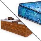 Bicama Madeira Maciça Com Gavetas Imbuia Viena Atraente Colch