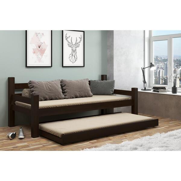 Bicama Madeira Maciça Para Colchão 78/88 X 188cm Paris Multim