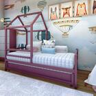 Bicama Meia Casinha Infantil Proteção Ludika Madeira Pinus Re