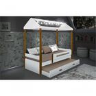 Bicama Montessoriana Casinha Com Colchões Cordão De Luz