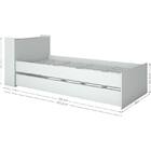 Bicama Multimóveis Com Baú Embutido Para Colchão 190cmx80cm B