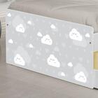 Bicama Nuvem Cinza Menino E Menina Com Auxiliar