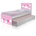 Bicama Nuvens Meninas Com Colchões