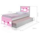 Bicama Nuvens Meninas Com Colchões