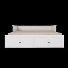 Bicama Palino 90x190cm Em Madeira Maciça Branco Lavado