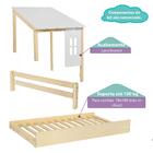 Bicama Prime Com Telhadinho Ii E Grade Natural - Casatema