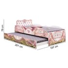 Bicama Reino Mágico Fun 76 X 201 X 93,5 Rosa