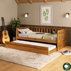 Bicama Reto Madeira Maciça Mogno Mel