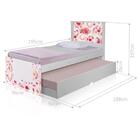 Bicama Rosas Com Colchões