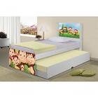 Bicama Safari Macaquinhos Com Colchões