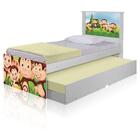 Bicama Safari Macaquinhos Com Colchões