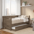 Bicama Snoopy Carvalho Com Colchão