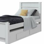 Bicama Solteiro 2 Gavetas Athenas  Branco