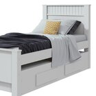 Bicama Solteiro 2 Gavetas Athenas  Branco