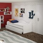 Bicama Solteiro 7014 Espresso Móveis Branco