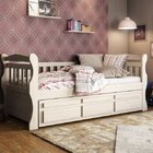 Bicama Solteiro Americana Luiza Espresso Móveis Branco Lavado