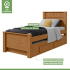 Bicama Solteiro Athenas Amêndoa Clean