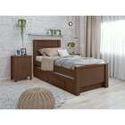 Bicama Solteiro Athenas Imbuia Clean