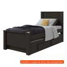 Bicama Solteiro Athenas Preta