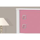 Bicama Solteiro Barcelona - Branco E Rosa