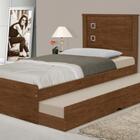 Bicama Solteiro Barcelona Mel Com Colchões