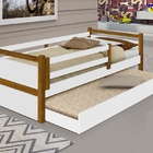 Bicama Solteiro Bel Branca e Mel