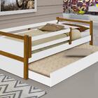 Bicama Solteiro Bel Branca E Mel Com Colchões