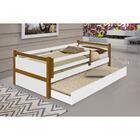 Bicama Solteiro Bianca Branca E Mel