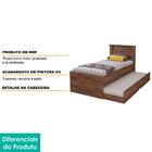 Bicama Solteiro Bianca Cimol Café