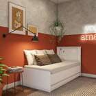 Bicama Solteiro Bibox Beatriz Branca