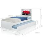 Bicama Solteiro Carro Classic Red