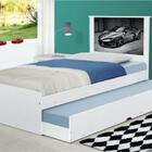 Bicama Solteiro Carro Sport Chumbo