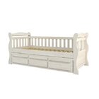 Bicama Solteiro Com Cama Auxiliar E 3 Gavetas Madeira Maciça