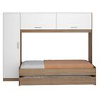 Bicama Solteiro Com Colchão Incluso E Guarda Roupa Multimóvei