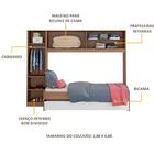 Bicama Solteiro Com Colchão Incluso E Guarda Roupa Multimóvei