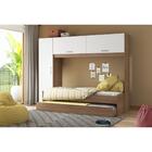 Bicama Solteiro Com Colchão Incluso E Guarda Roupa Multimóvei