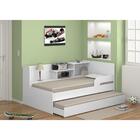 Bicama Solteiro Com Colchão Incluso E Prateleira Lateral Mult