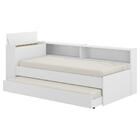 Bicama Solteiro Com Colchão Incluso, Prateleira Lateral E Baú