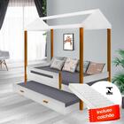 Bicama Solteiro Divaloto Casa Montessoriana Com 2 Colchões Sa