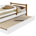 Bicama Solteiro Divaloto Com Grade De Proteção Bianca Branco/