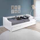 Bicama Solteiro Em Madeira Maciça Branco