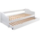 Bicama Solteiro Em Madeira Maciça Branco