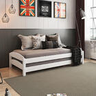 Bicama Solteiro Empilhável  Laqueado Branco Casatema