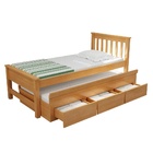 Bicama Solteiro Esmeralda - Mel (amadeirado)