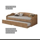 Bicama Solteiro Funny Iii  Amêndoa